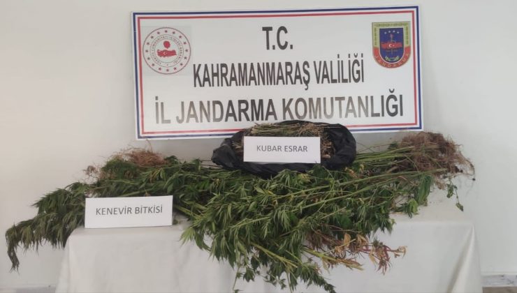 Kahramanmaraş’ta uyuşturucu operasyonu