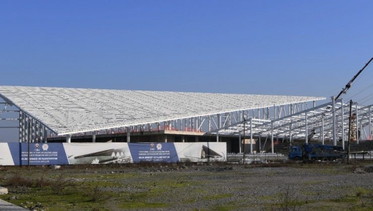 Karadeniz’in ilk ‘Bilim Merkezi’ hızla yükseliyor