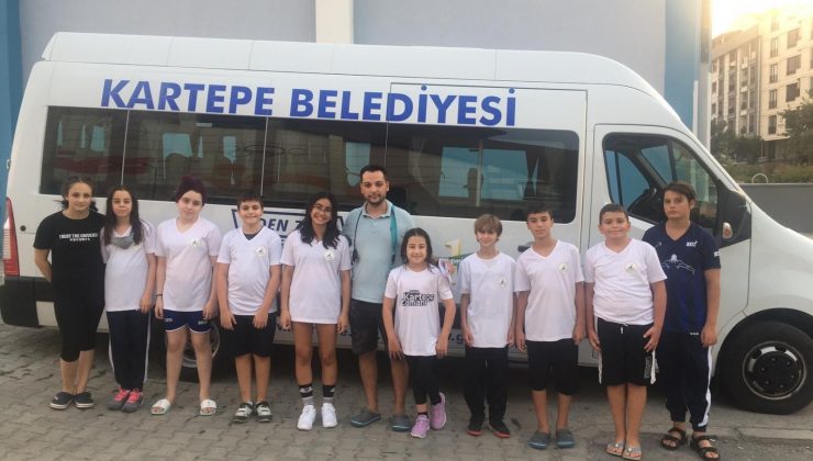 Kartepe’nin yüzücüleri Türkiye şampiyonasına katılmaya hak kazandı
