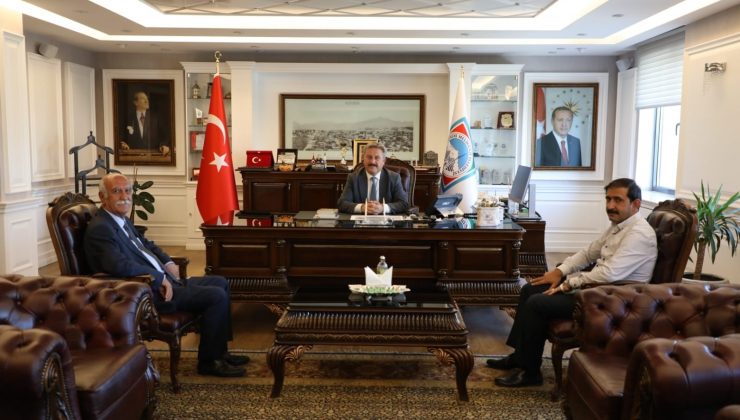 Kayseri Cem Evi yönetiminden Başkan Palancıoğlu’na ziyaret