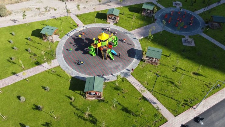 Keçiören’deki Nursultan Nazarbayev Parkı’nın yapımı tamamlandı