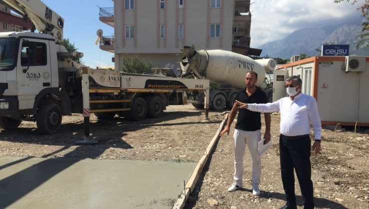 Kemer Arslanbucak’a yapılacak anaokulu 8 ay içerisinde tamamlanacak