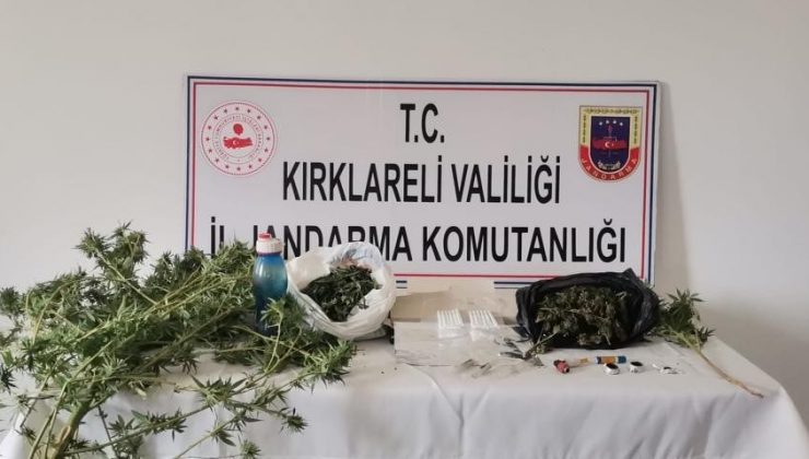 Kırklareli’nde kubar esrar operasyonu