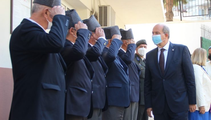 KKTC Cumhurbaşkanı Tatar, İzmir’de Kıbrıs gazileriyle buluştu