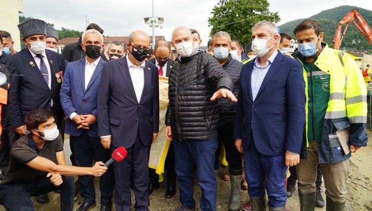 KKTC Cumhurbaşkanı Tatar’dan afet bölgesine ‘geçmiş olsun’ ziyareti