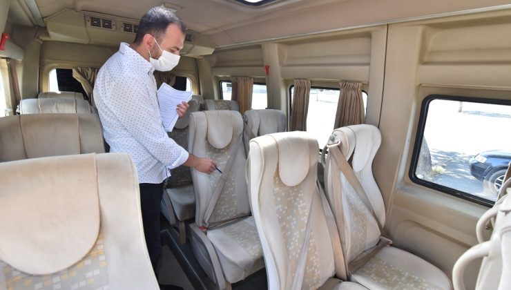 Konya Büyükşehir’den okul servislerine denetim