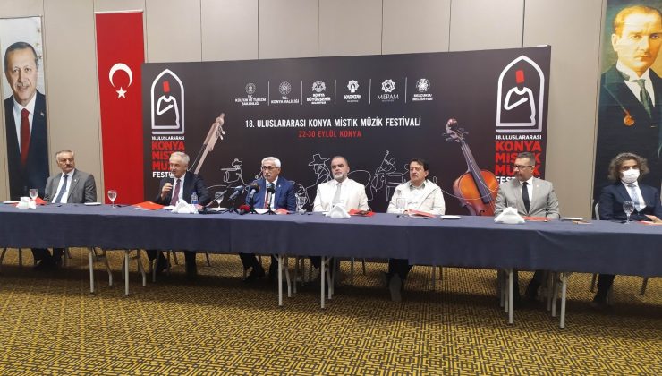 Konya’da 18. Uluslararası Mistik Müzik Festivali başlıyor