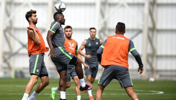 Konyaspor, Altay maçı hazırlıklarına devam ediyor