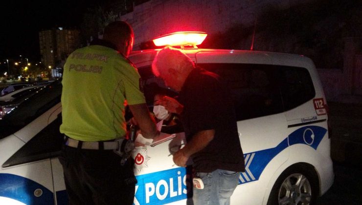 Kozan’da alkollü sürücüler uygulamaya takıldı