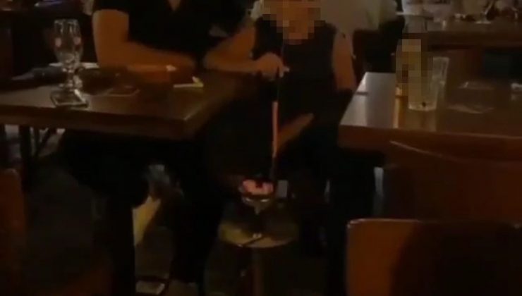 Küçük yaştaki çocuğa hem alkol hem nargile içirdiler