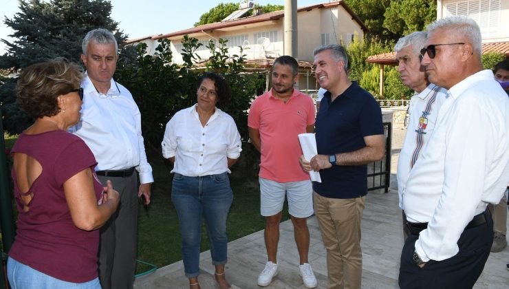 Kuşadası Belediyesi sahada çözüm üretmeye devam ediyor