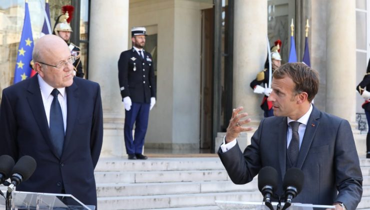 Lübnan Başbakanı Mikati ilk resmi ziyaretini Fransa’ya yaptı