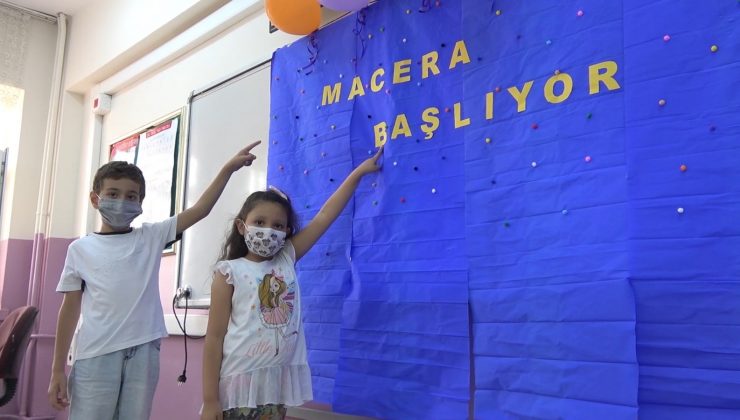 Macera başlıyor, ilk ders zili çaldı: Okulöncesi ve ilkokul birinci sınıflar ders başı yaptı