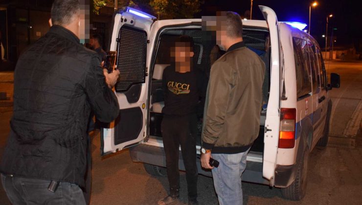 Malatya’da polisten kaçarken kaza yaptılar