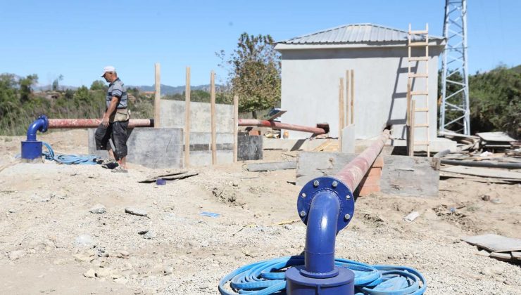 Manavgat Taşağıl ve Çardak bölgelerinde 5 bin dekar tarım arazisi suya kavuşuyor