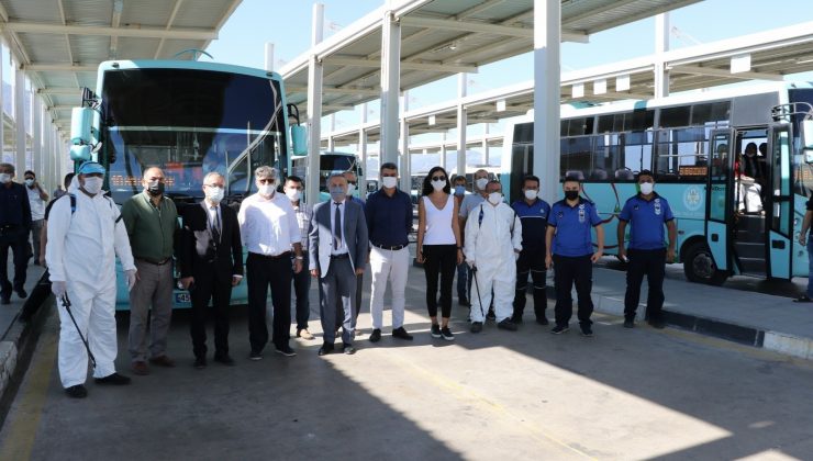 Manisa’da okullar açılmadan önce dezenfeksiyon çalışması