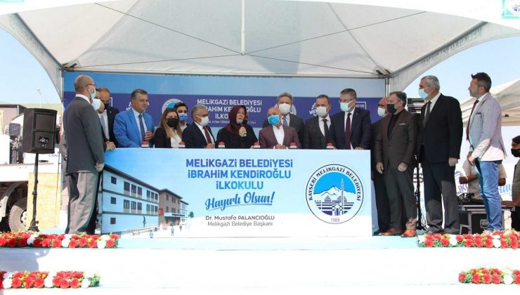 Melikgazi’de İbrahim Kendiroğlu İlkokulu’nun Temeli Atıldı