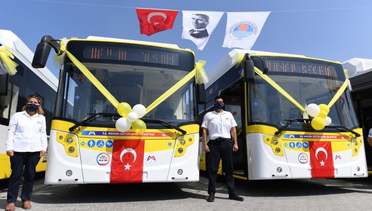 Mersin Büyükşehir Belediyesi ulaşım filosunu güçlendiriyor