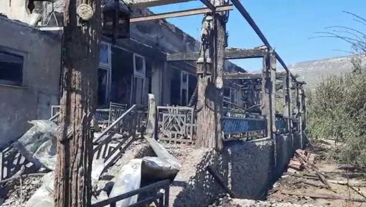 Mersin’de iki iş yerinde yangın