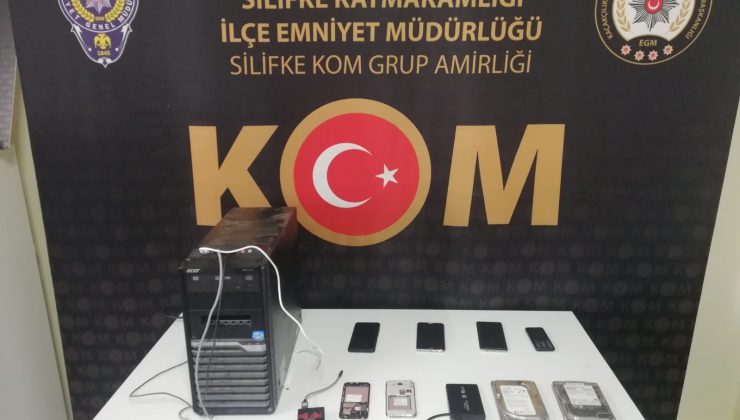 Mersin’de kaçak cep telefonu ele geçirildi