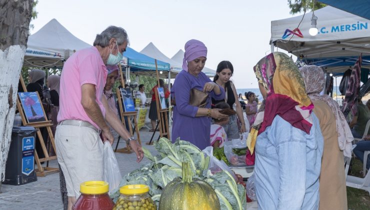 Mersin’de üretici kadınlara satış desteği