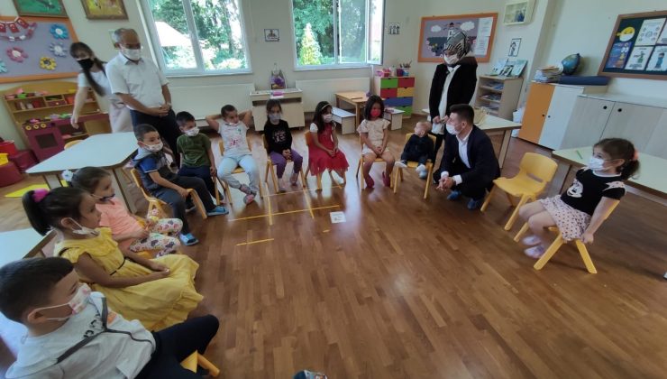 Miniklerin heyecanına ortak oldular