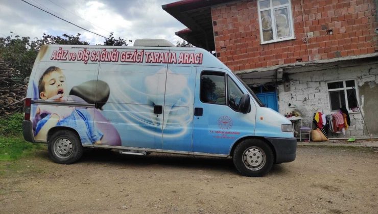 Mobil ağız ve diş sağlığı hizmeti yüz güldürüyor