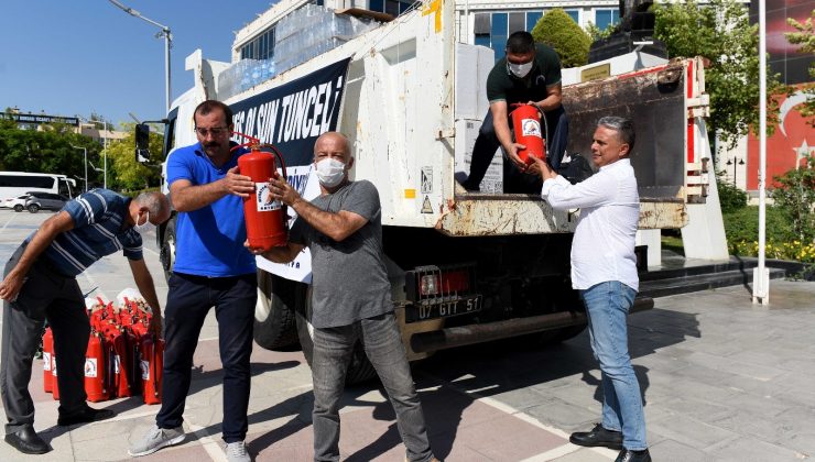 Muratpaşa’dan Tunceli’de yangınla mücadeleye destek