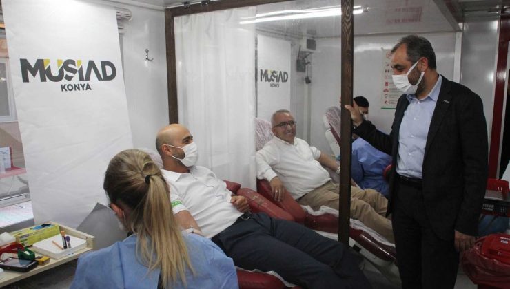 MÜSİAD Konya’dan kan bağışı