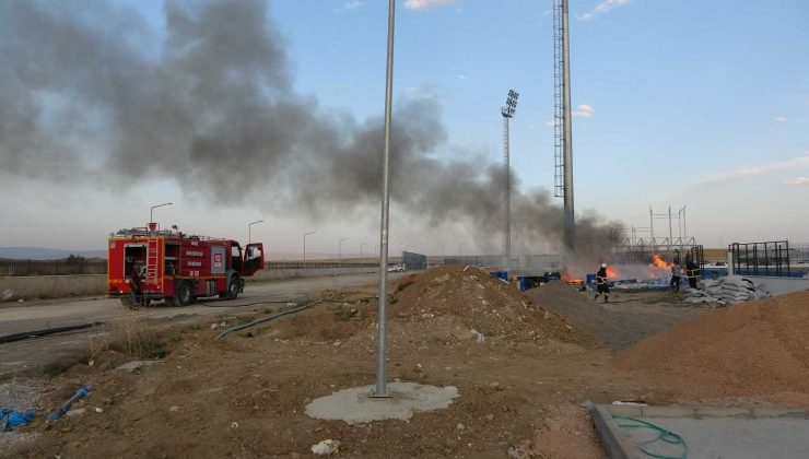 Muş’ta kimyasal madde yangını paniğe neden oldu
