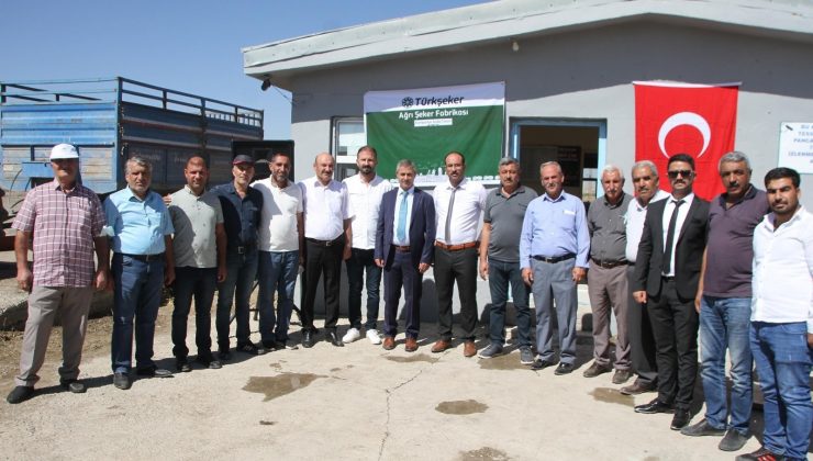 Muş’un Malazgirt ilçesinde pancar alım kampanyası başladı