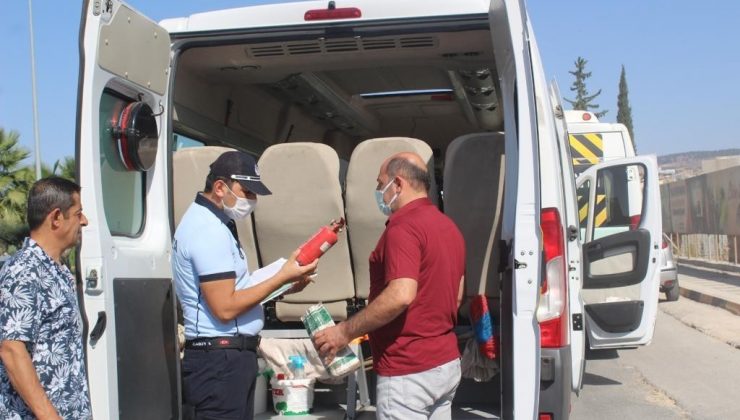 Okul servisleri denetlendi