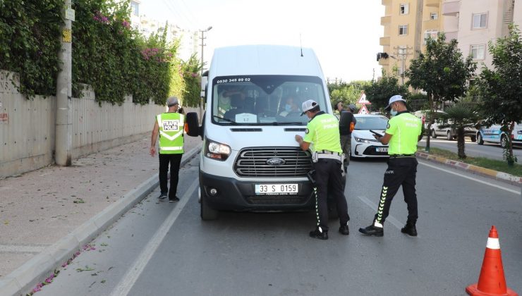 Okul servislerine sıkı denetim sürüyor