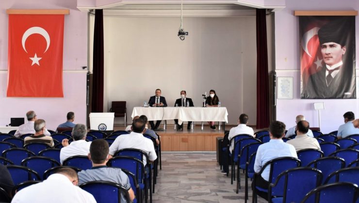 “Okullarda Covid-19 ile mücadele” konulu bilgilendirme yapıldı