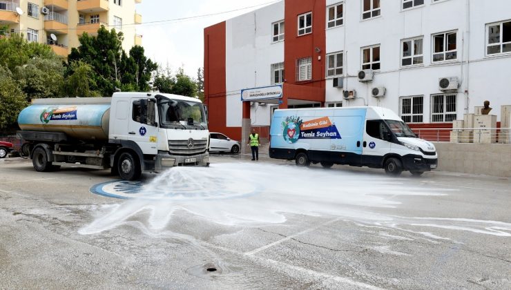 Okullarda temizlik ve dezenfekte çalışmaları