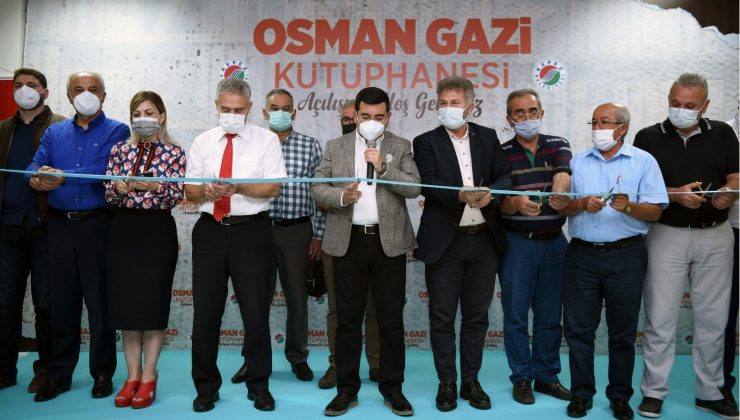 Osman Gazi Kütüphanesi açıldı