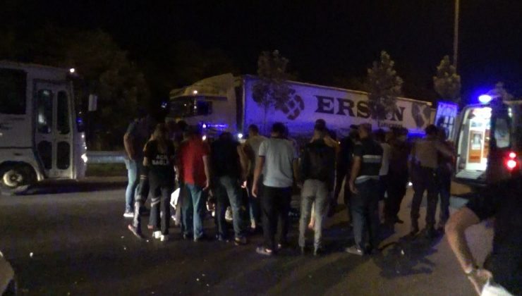 Otomobil motosiklete çarptı: 2 yaralı