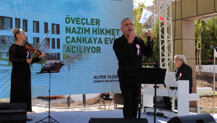 Öveçler Nazım Hikmet Çankaya Evi açıldı