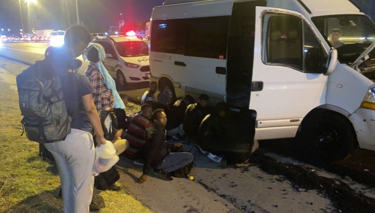 Esenyurt’ta göçmen kaçakçıları suçüstü yakalandı