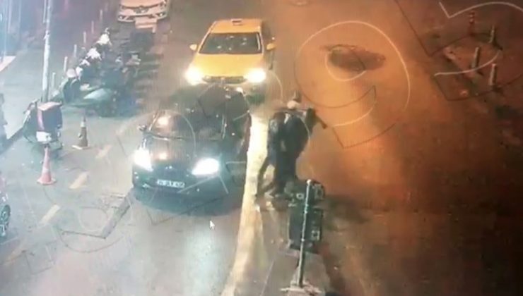 İstanbul’da dehşet anları kamerada