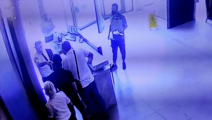 Lüks rezidansta yumruklu kavga