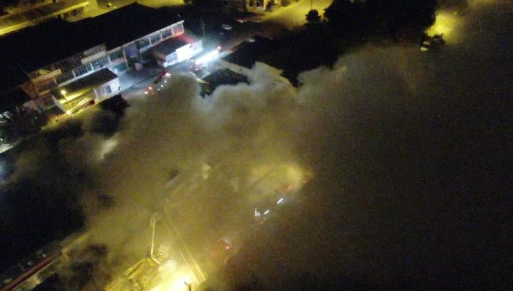 Kayseri OSB’de mobilya fabrikasında yangın
