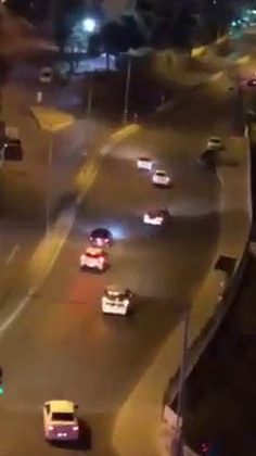 Pendik’te drift terörü kamerada