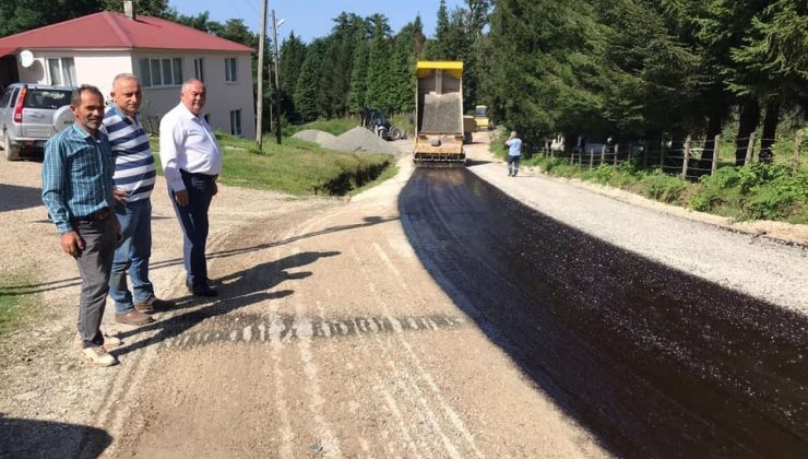 Perşembe’de asfalt çalışmaları sürüyor
