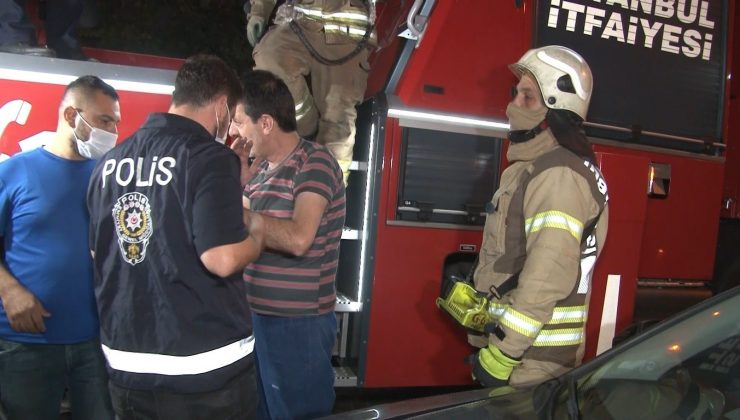 Polisten kaçtı, mahsur kalınca aynı polisten yardım istedi