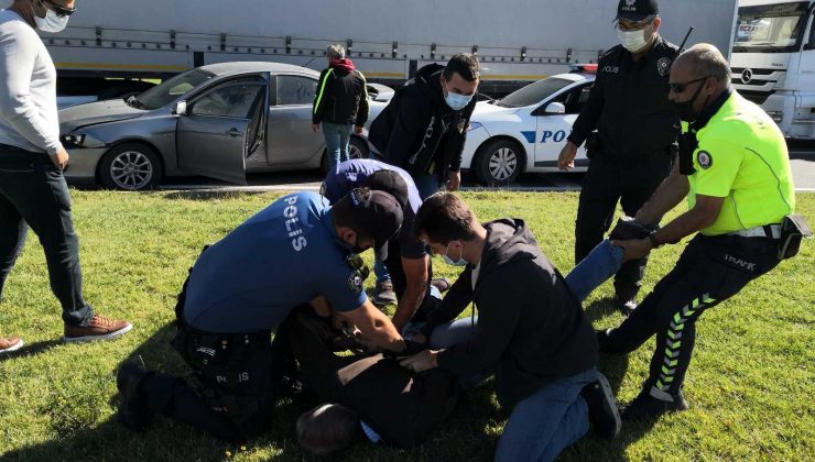 Radara giren sürücü dur ihtarına uymadı