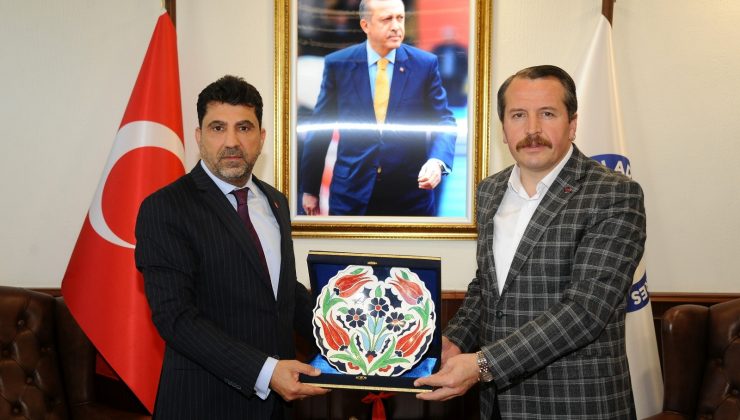 Rektör Aldemir, Memur-Sen Genel Başkanı Yalçın’ı ağırladı