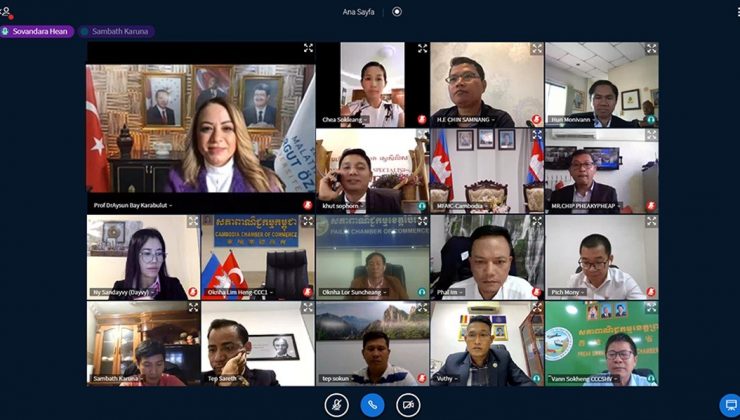 Rektör Karabulut Türkiye Kamboçya İş Forumu’na katıldı