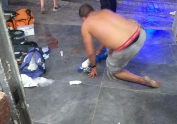 Restoranda meydan savaşı gibi kavga