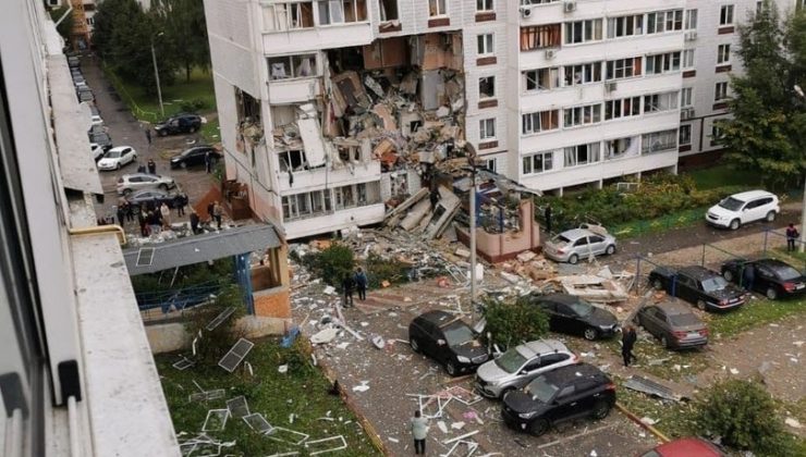 Rusya’da 9 katlı binada doğal gaz patlaması: 2 ölü, 8 yaralı